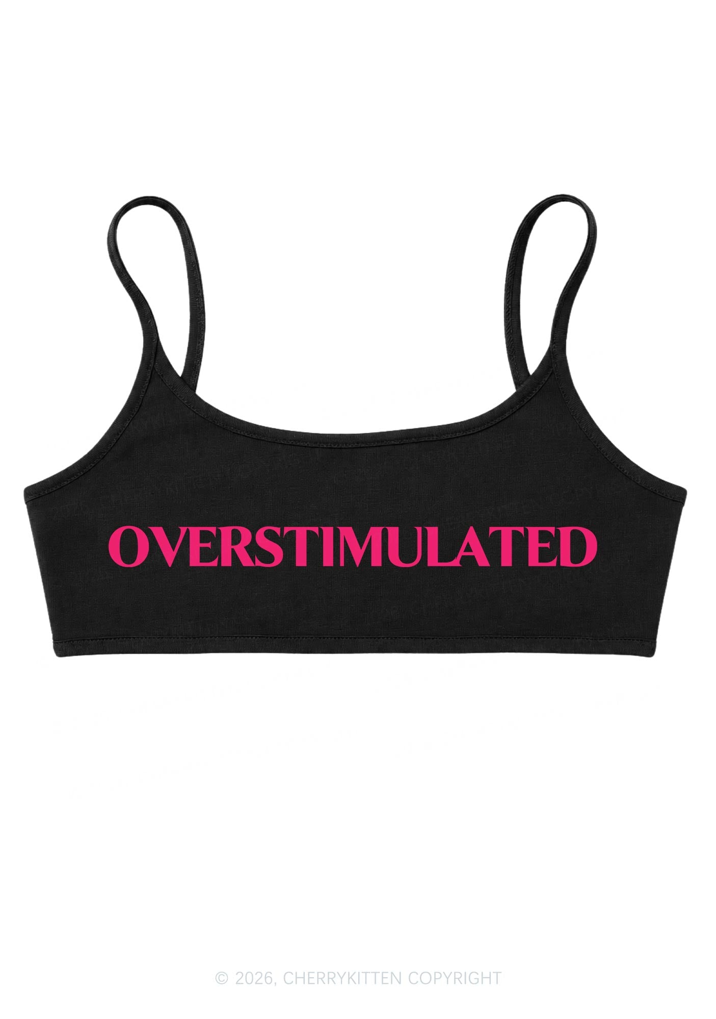 Overstimulated Y2K Super Crop Cami Cherrykitten