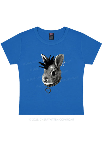 Custom Punk Pet Y2K Baby Tee Cherrykitten