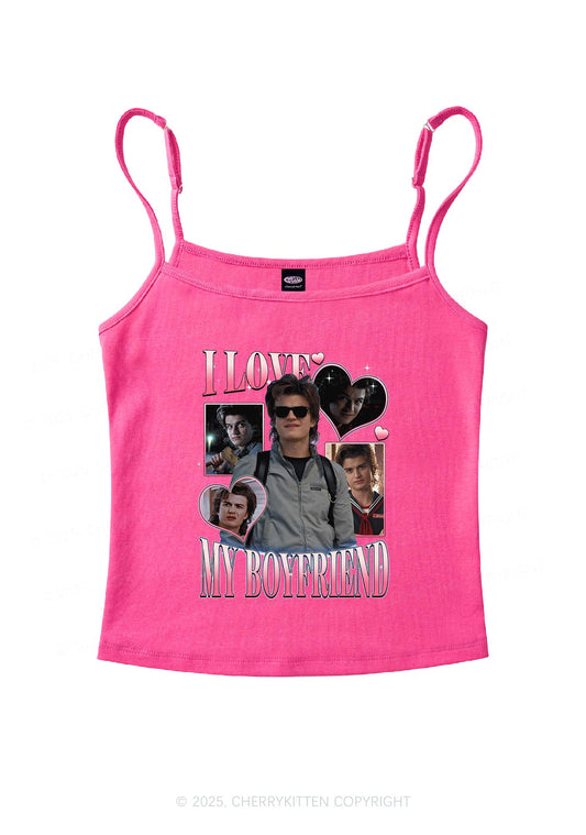 I Love My BF Steve Y2K Spaghetti Strap Cami Cherrykitten