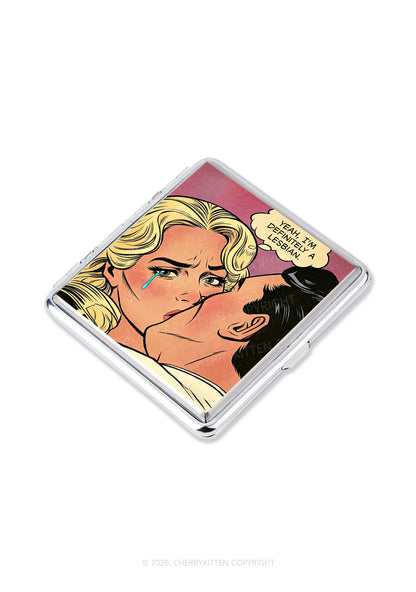 Im Definitely A Lesbian Pride Y2K Cigarette Case Cherrykitten