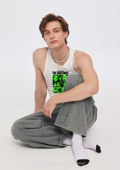 Halloween The Horror Movie Y2K Crop Tank Top Cherrykitten