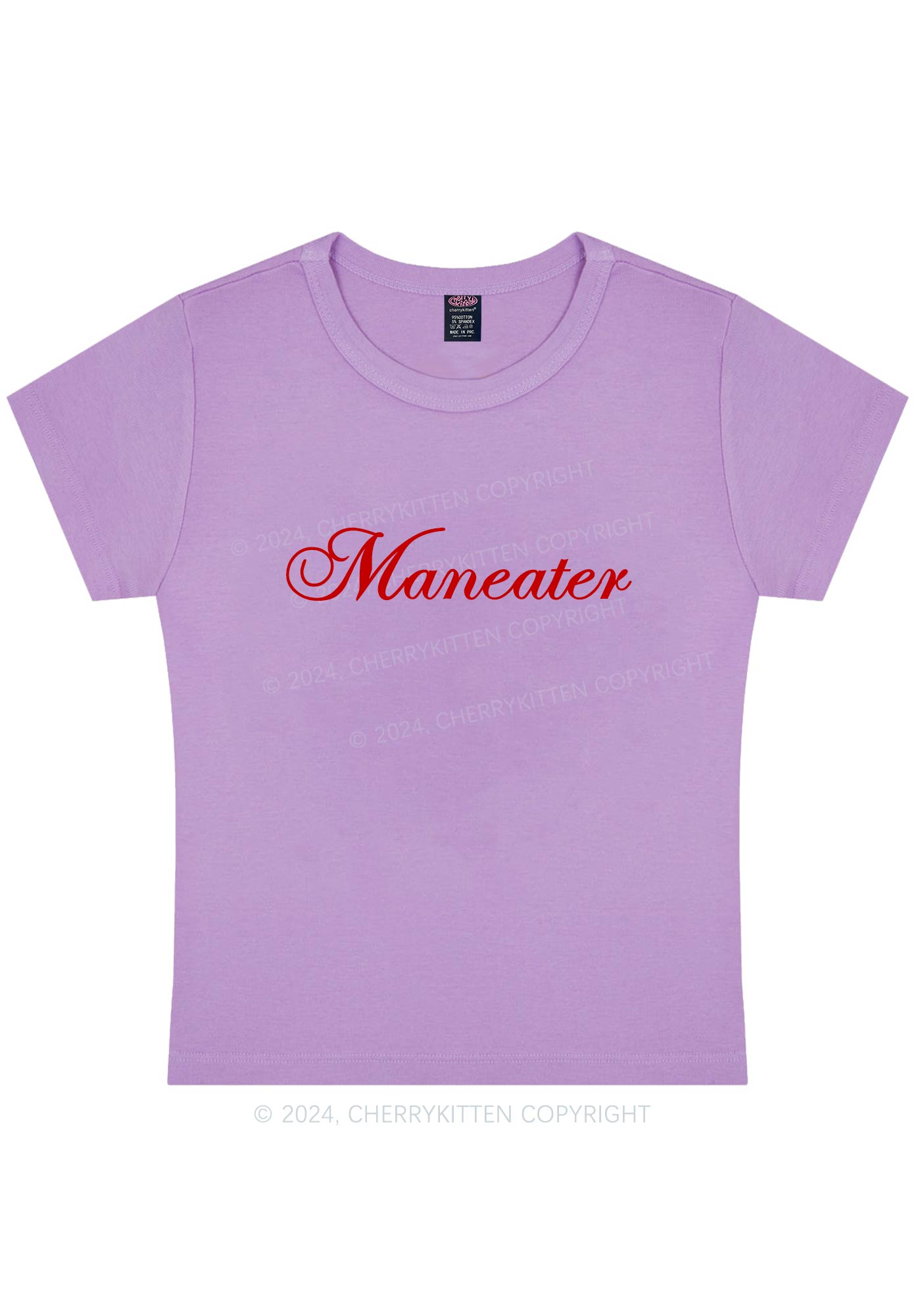 Maneater Y2K Baby Tee Cherrykitten