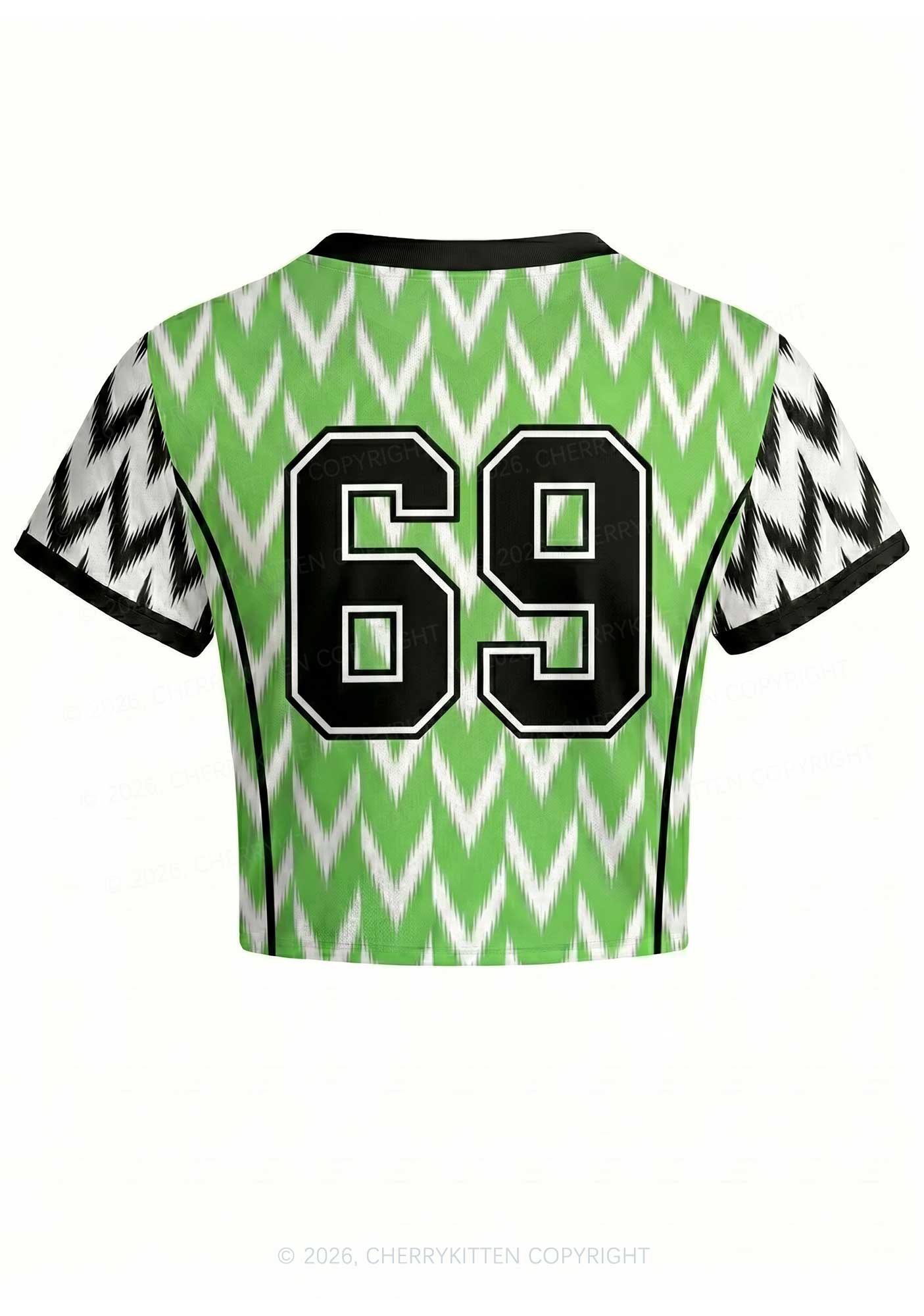 Dibs On The Ginger St Patricks Y2K Crop Football Jersey Shirts Cherrykitten