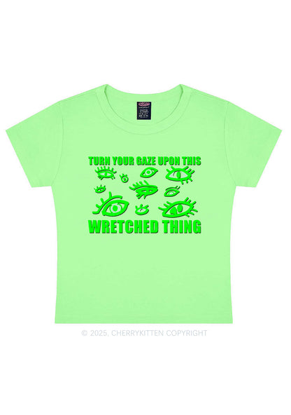 Turn Your Gaze Upon This Y2K Baby Tee Cherrykitten