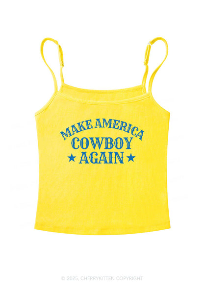 Cowboy Again Y2K Spaghetti Strap Cami Cherrykitten