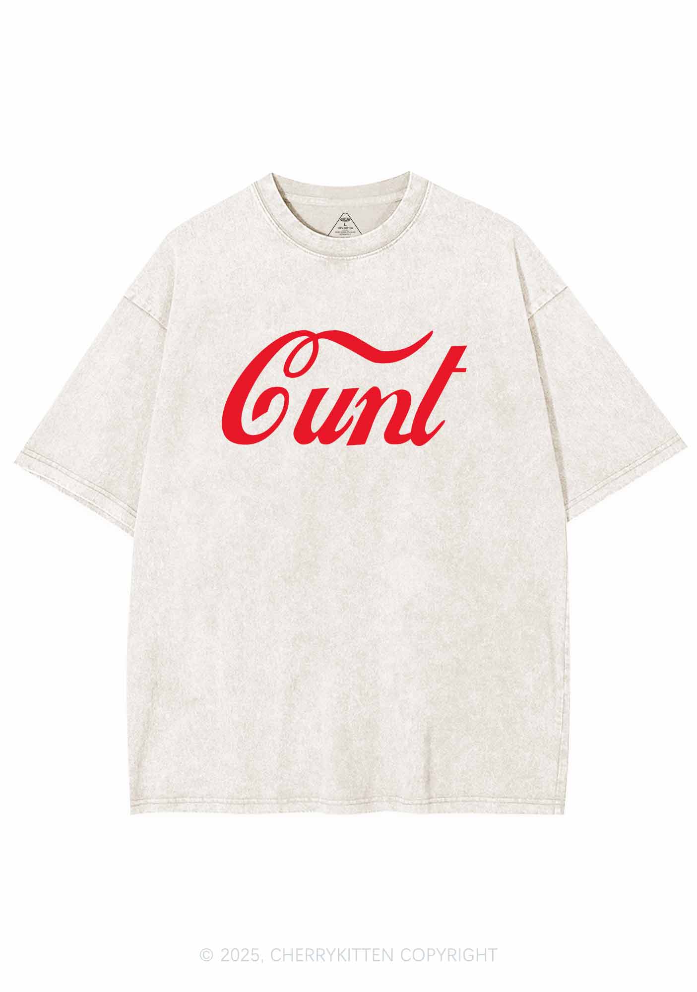 Special Cxxt Y2K Shirts Washed Tee Cherrykitten