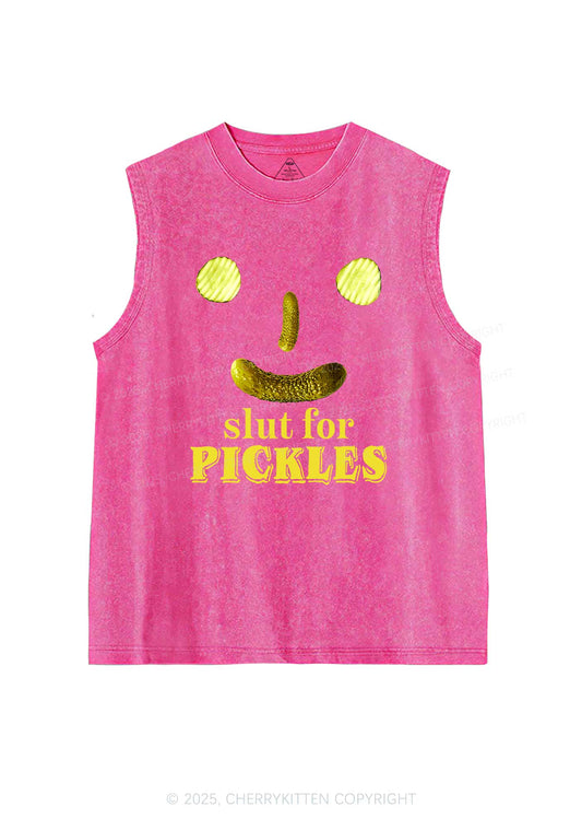 Slxt For Pickles Y2K Washed Muscle Tank Cherrykitten