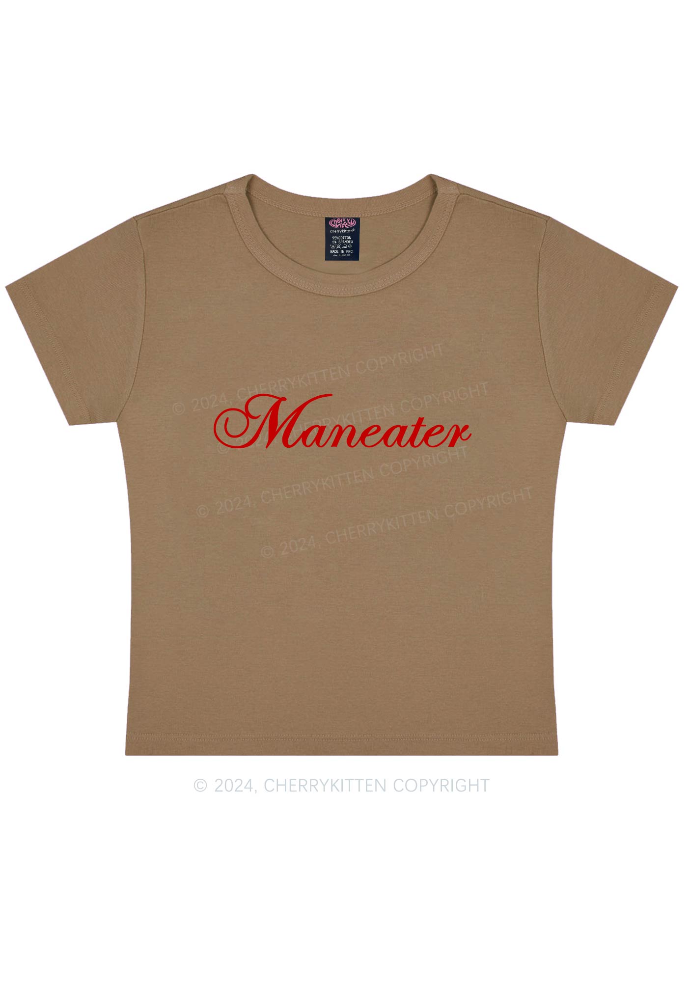Maneater Y2K Baby Tee Cherrykitten