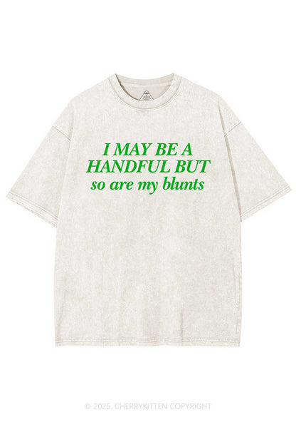 My Blunts Are Handful Y2K Shirts Washed Tee Cherrykitten