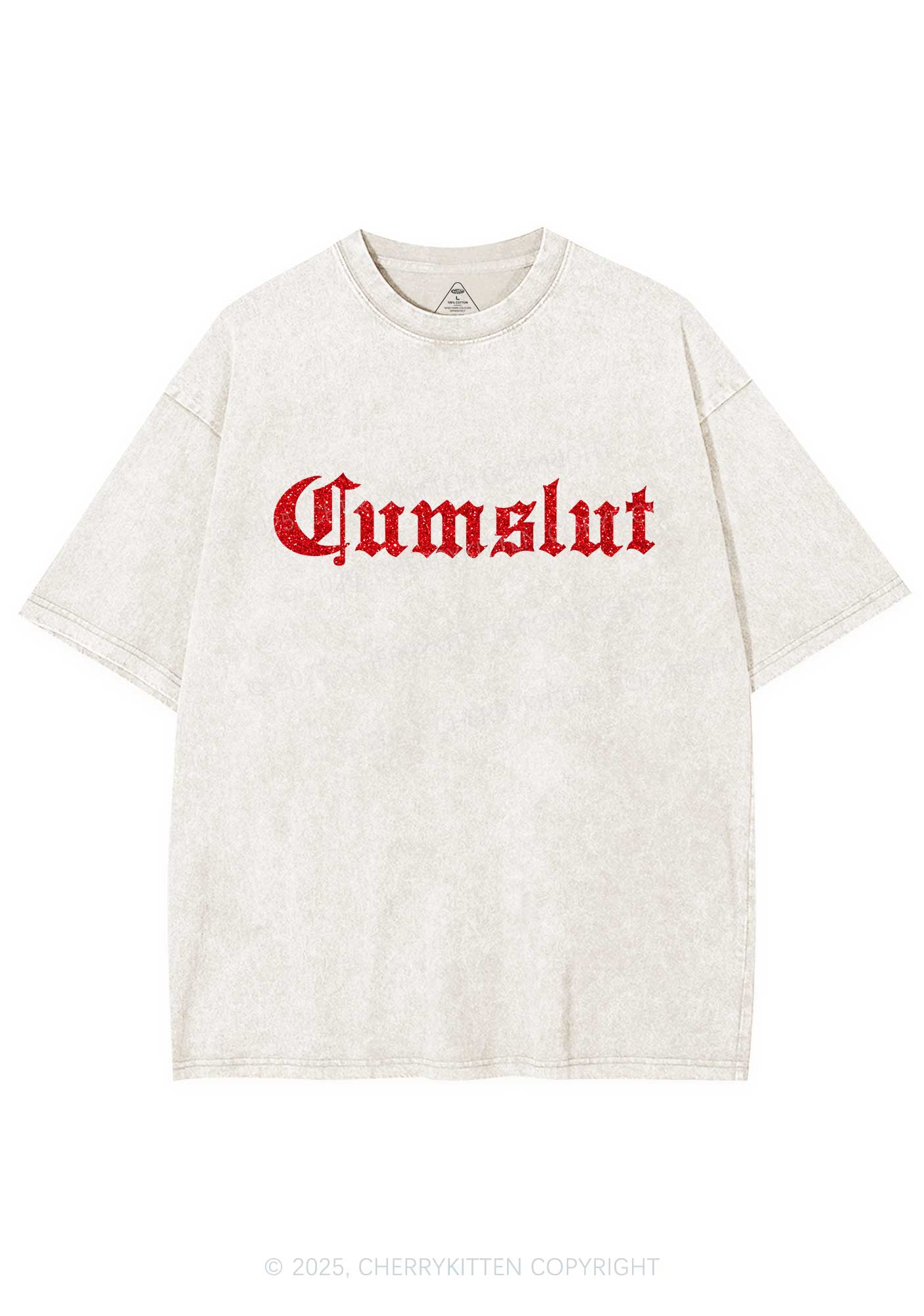 Cxmslxt Y2K Shirts Washed Tee Cherrykitten