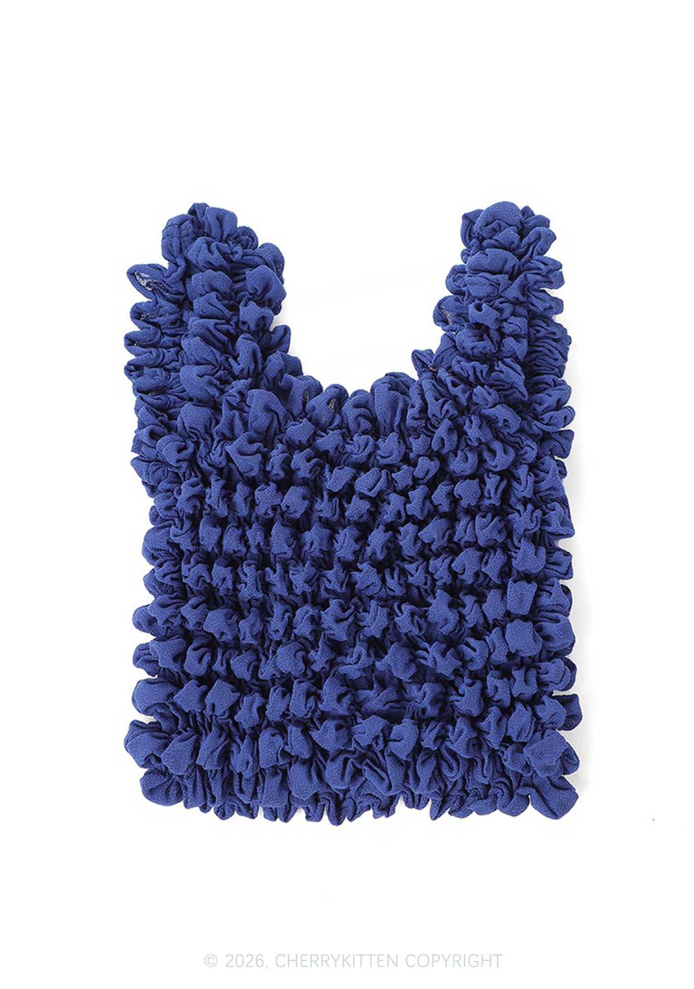 Ruffle Stretchable Magic Handbag Y2K Tote Bags Cherrykitten