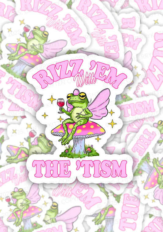 Fairy Frog Rizz Tism Y2K Sticker Cherrykitten