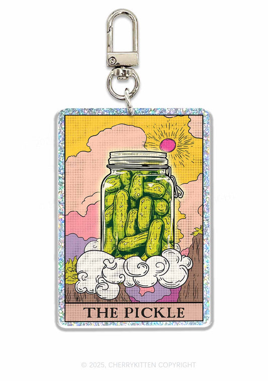 The Pickle 1Pc Y2K Glitter Keychain Cherrykitten