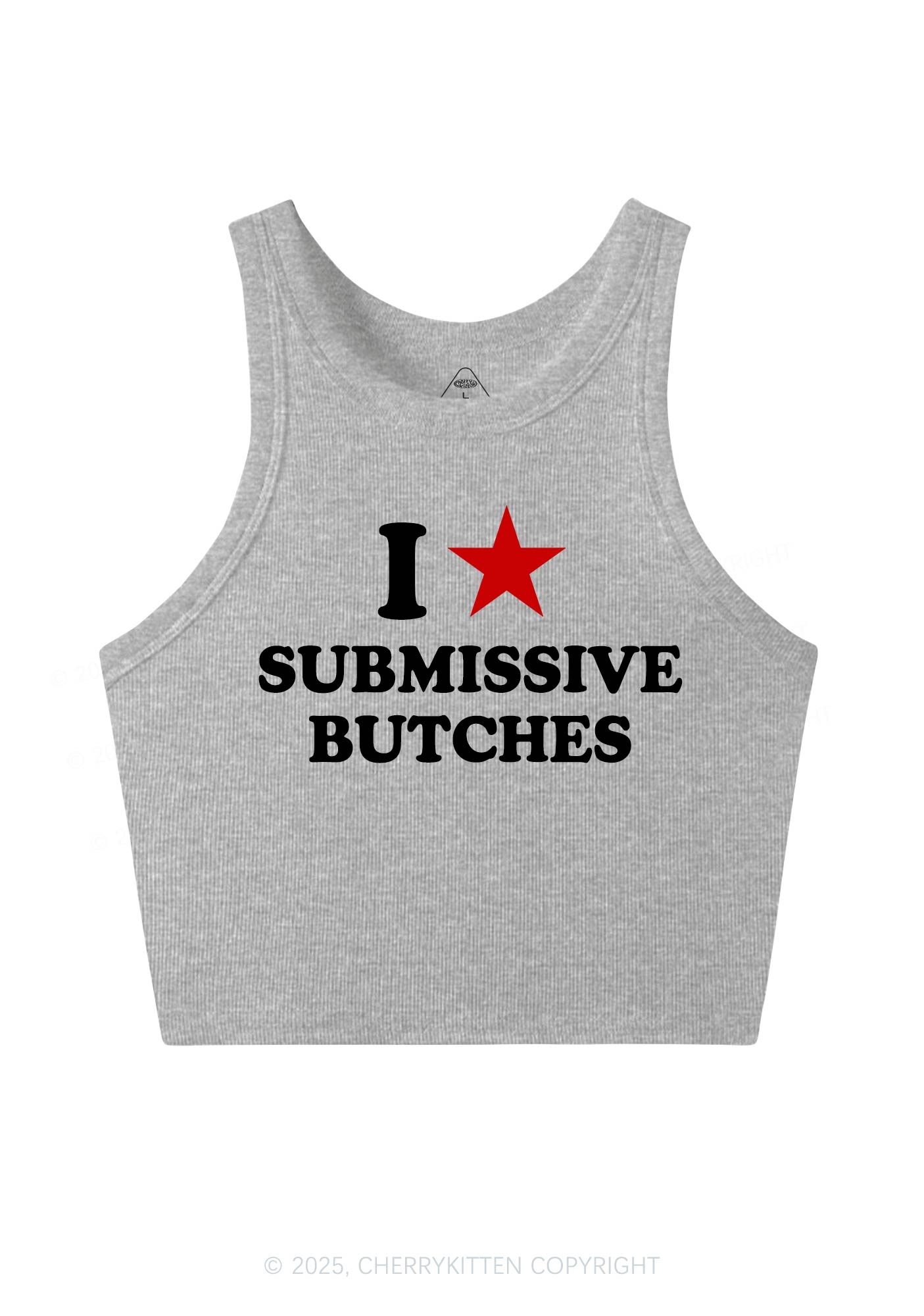 I Love S Butches Y2K Crop Tank Top Cherrykitten
