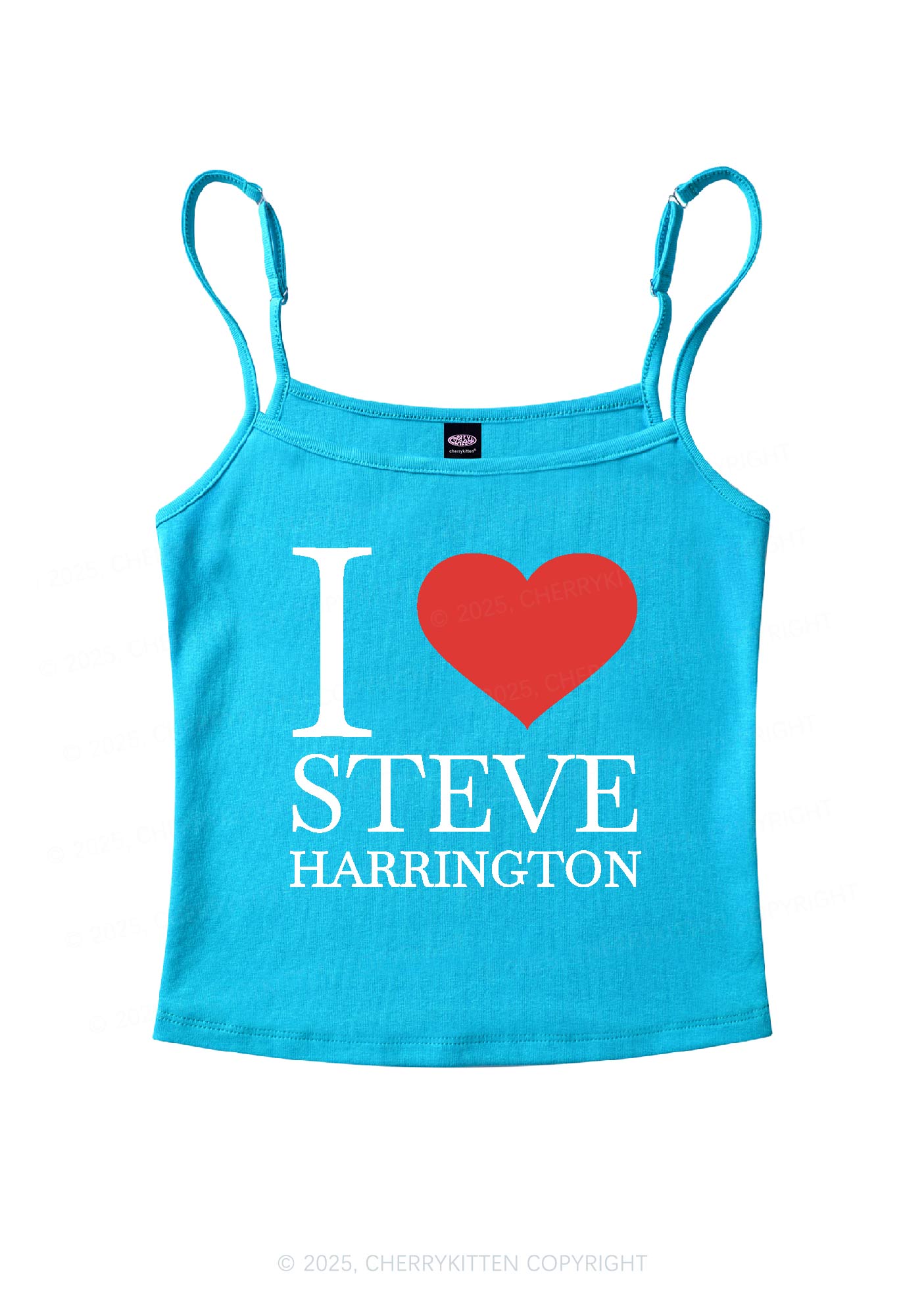 I Love SH Y2K Spaghetti Strap Cami Cherrykitten