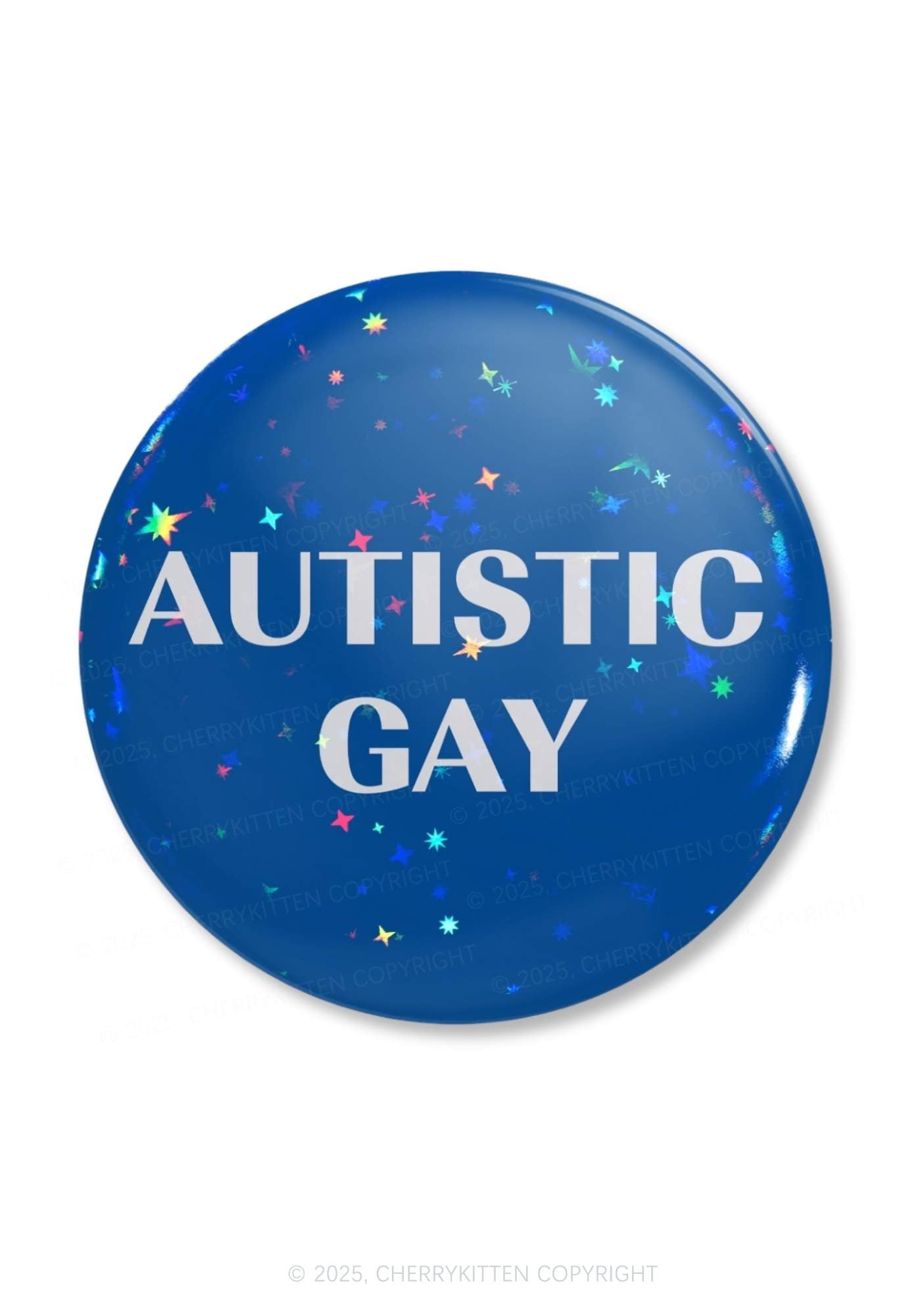 Autistic Gay Pride 1Pc Y2K Pin Badge Cherrykitten