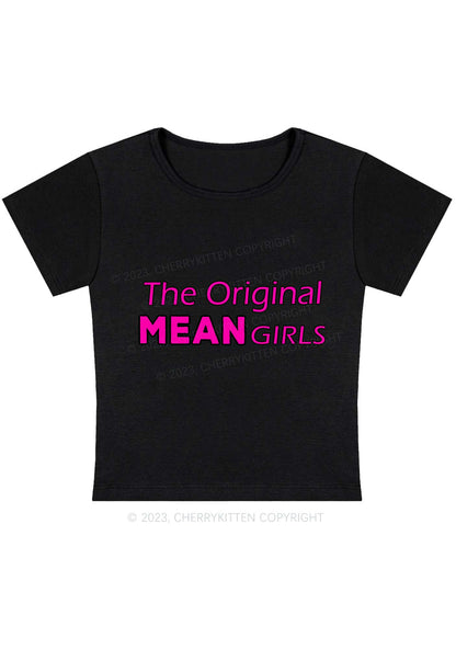Curvy The Original Mean Girls Baby Tee Cherrykitten
