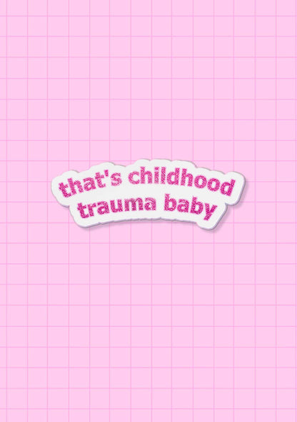 Childhood Trauma 1Pc Y2K Pin Cherrykitten