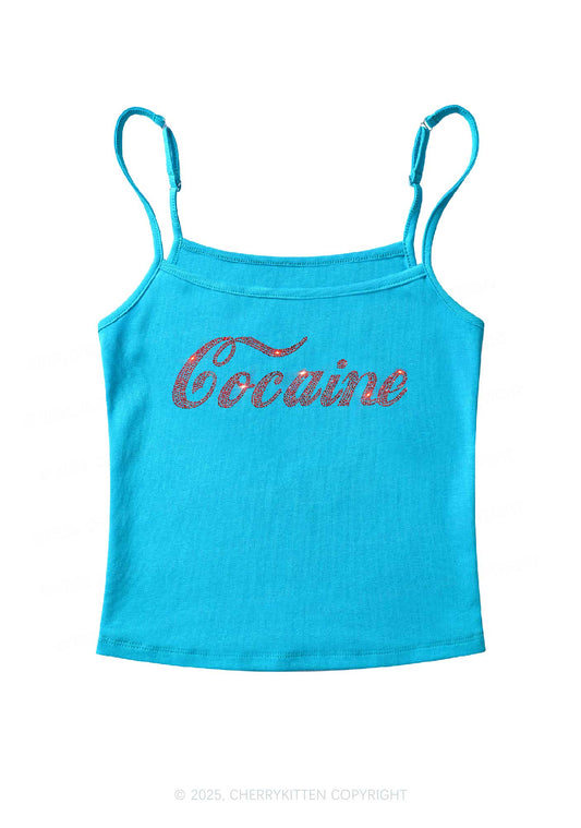 Rhinestone Special Cola Y2K Spaghetti Strap Cami Cherrykitten