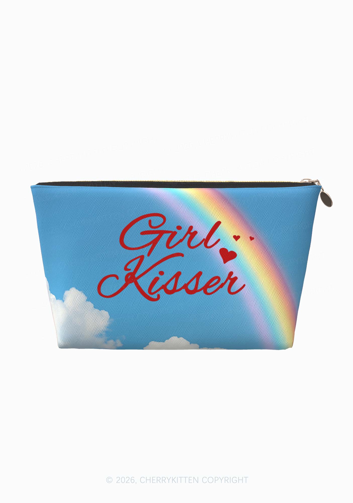 Girl Kisser Pride Y2K Makeup Bag Cherrykitten