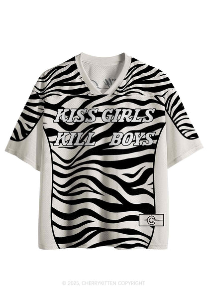 Custom Black Kiss Girls Pride Y2K Sport Jersey Shirts Cherrykitten