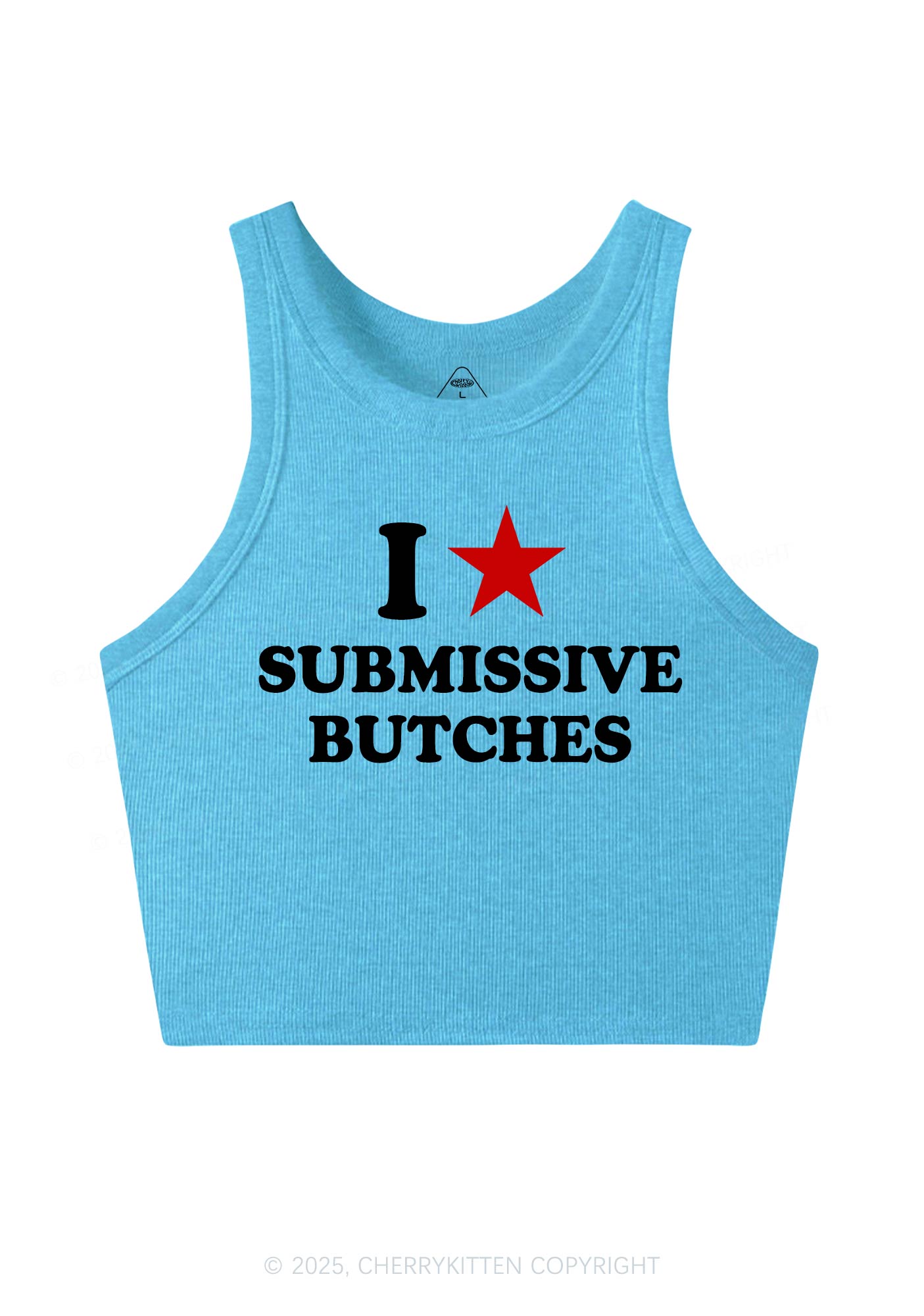 I Love S Butches Y2K Crop Tank Top Cherrykitten