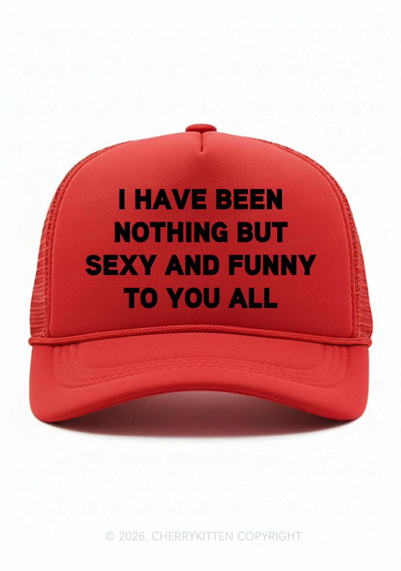 I Have Been Funny Y2K Trucker Hat Cherrykitten