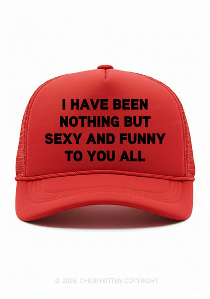 I Have Been Funny Y2K Trucker Hat Cherrykitten