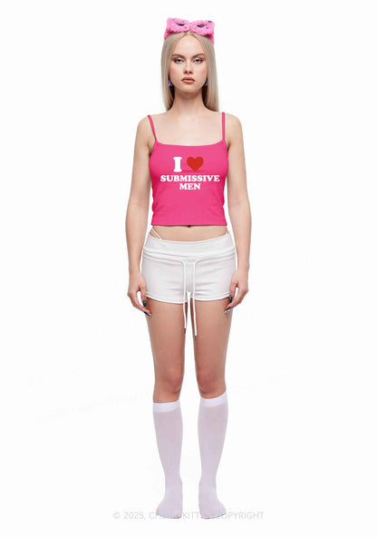 I Love S Men Y2K Spaghetti Strap Cami Cherrykitten