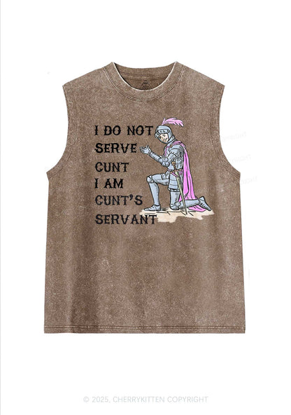 I Am Cxxt Servant Y2K Washed Muscle Tank Cherrykitten