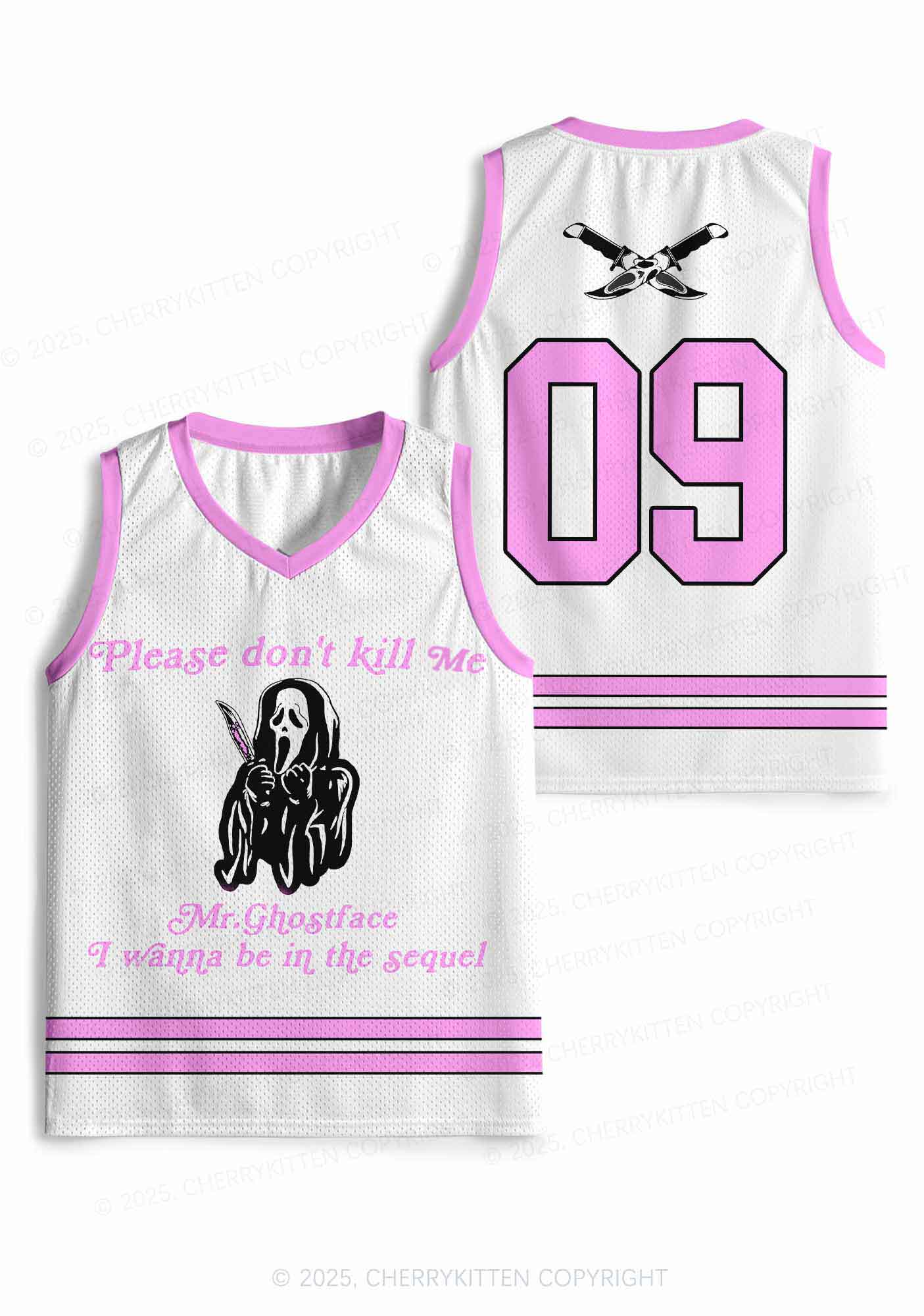 Custom Halloween Dont Kill Me Y2K Sport Jersey Tank Cherrykitten