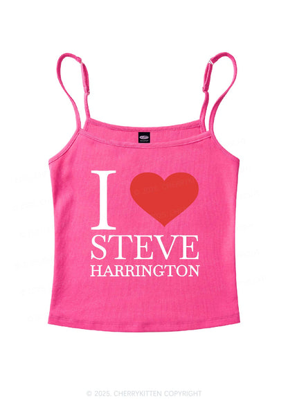 I Love SH Y2K Spaghetti Strap Cami Cherrykitten