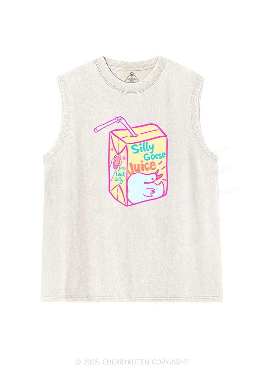Look Silly Goose Juice Y2K Washed Muscle Tank Cherrykitten