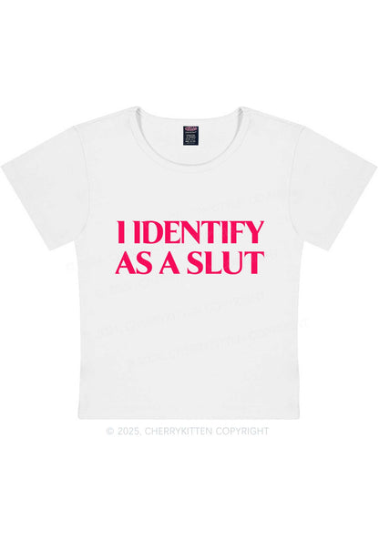 Identify As A Slxt Y2K Baby Tee Cherrykitten