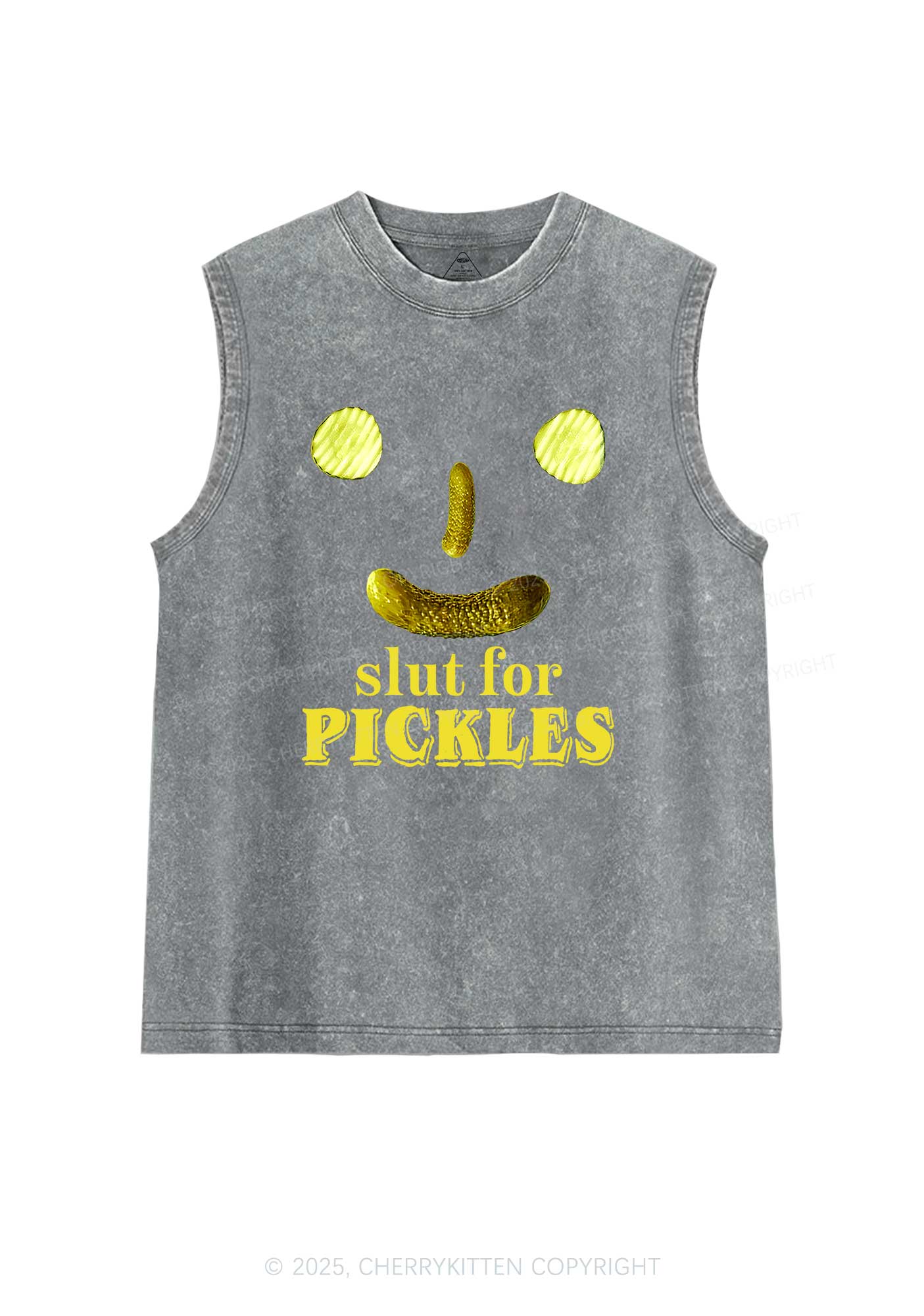 Slxt For Pickles Y2K Washed Muscle Tank Cherrykitten