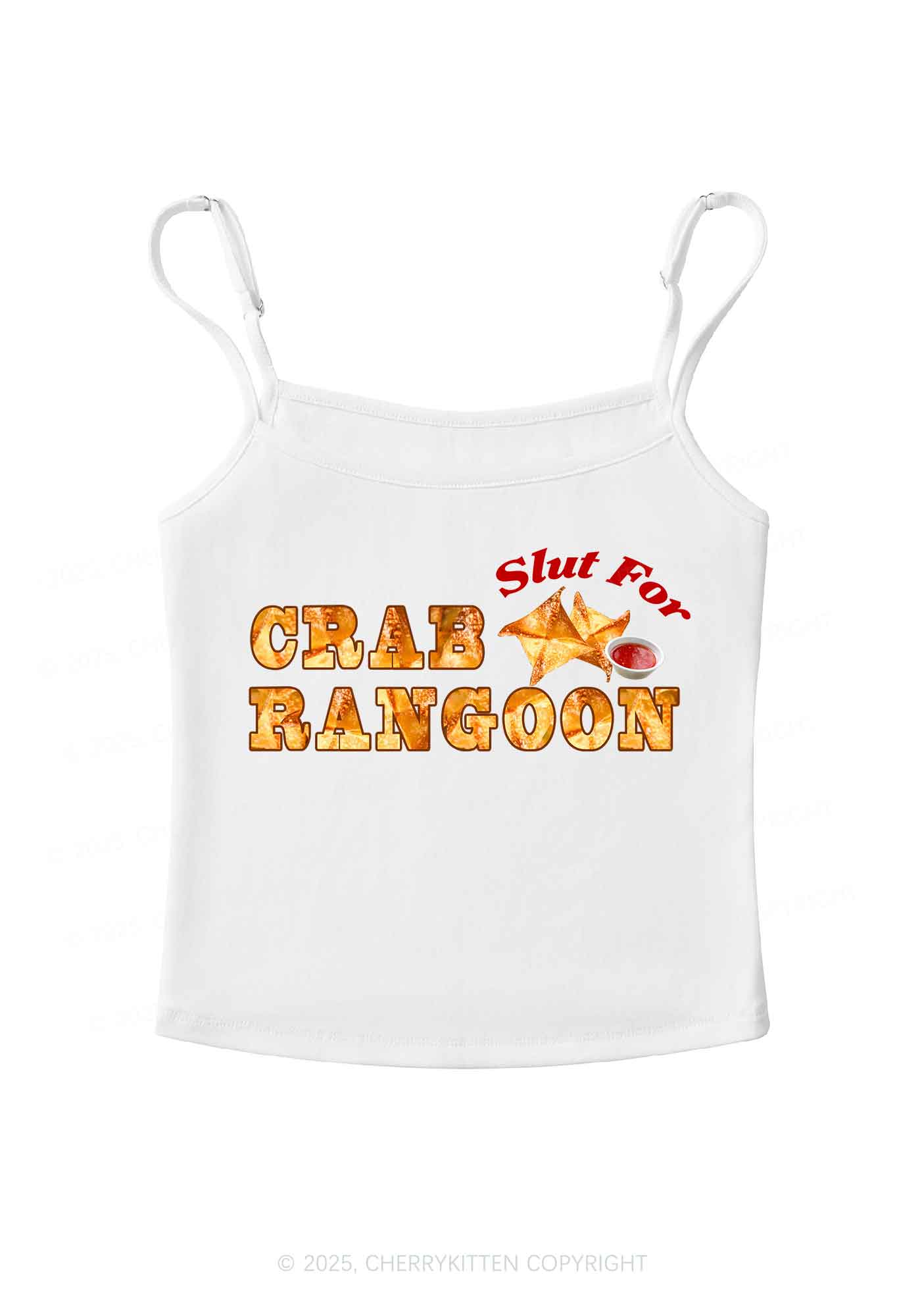 Slxt For Carb Rangoon Y2K Spaghetti Strap Cami Cherrykitten
