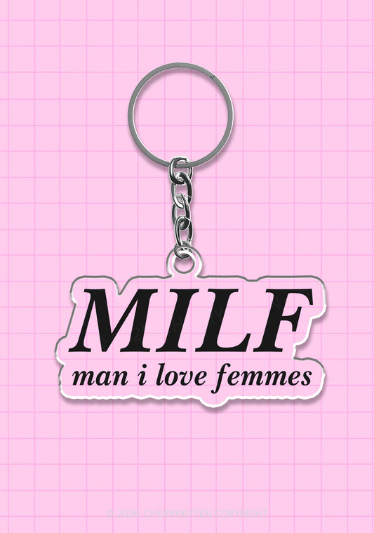Man I Love Femme Pride 1Pc Y2K Keychain Cherrykitten