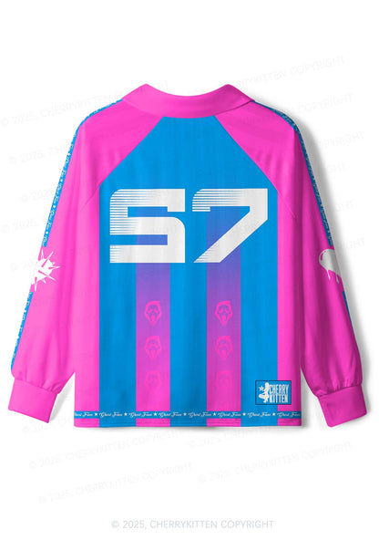 Custom Halloween Skeleton Boo You Hore Y2K Sport Long Sleeve Jersey Shirts Cherrykitten