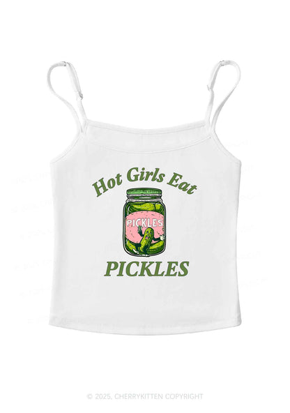 Hot Girls Eat Pickles Y2K Spaghetti Strap Cami Cherrykitten