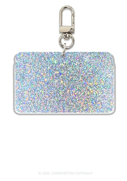 Halloween Ghost Make America Great Again Y2K Glitter Keychain Cherrykitten