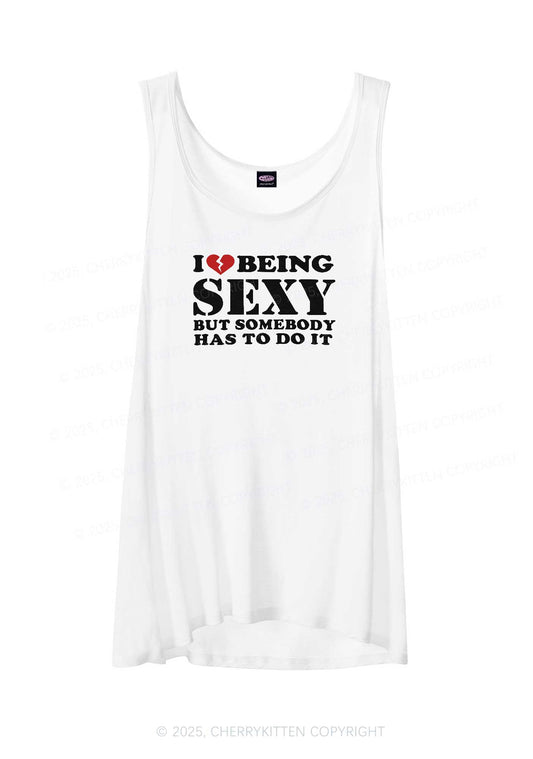 Being Sexy Tough Y2K Sheer Boyfriend Tank Cherrykitten