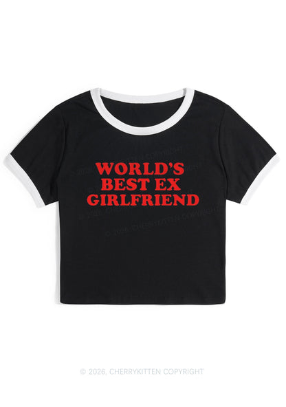 Best Ex Girlfriend Y2K Ringer Tee Cherrykitten