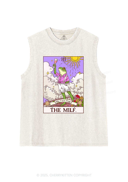 The Mxxf Frog Y2K Washed Muscle Tank Cherrykitten