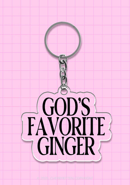 Gods Favorite Ginger 1Pc Y2K Keychain Cherrykitten