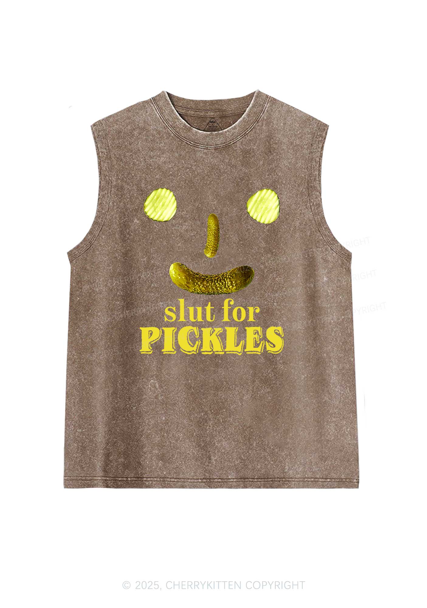 Slxt For Pickles Y2K Washed Muscle Tank Cherrykitten