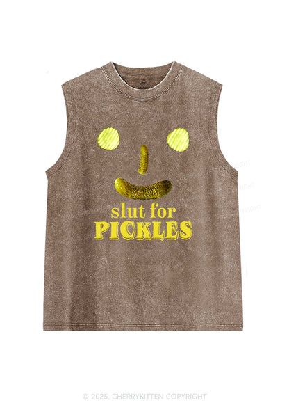 Slxt For Pickles Y2K Washed Muscle Tank Cherrykitten