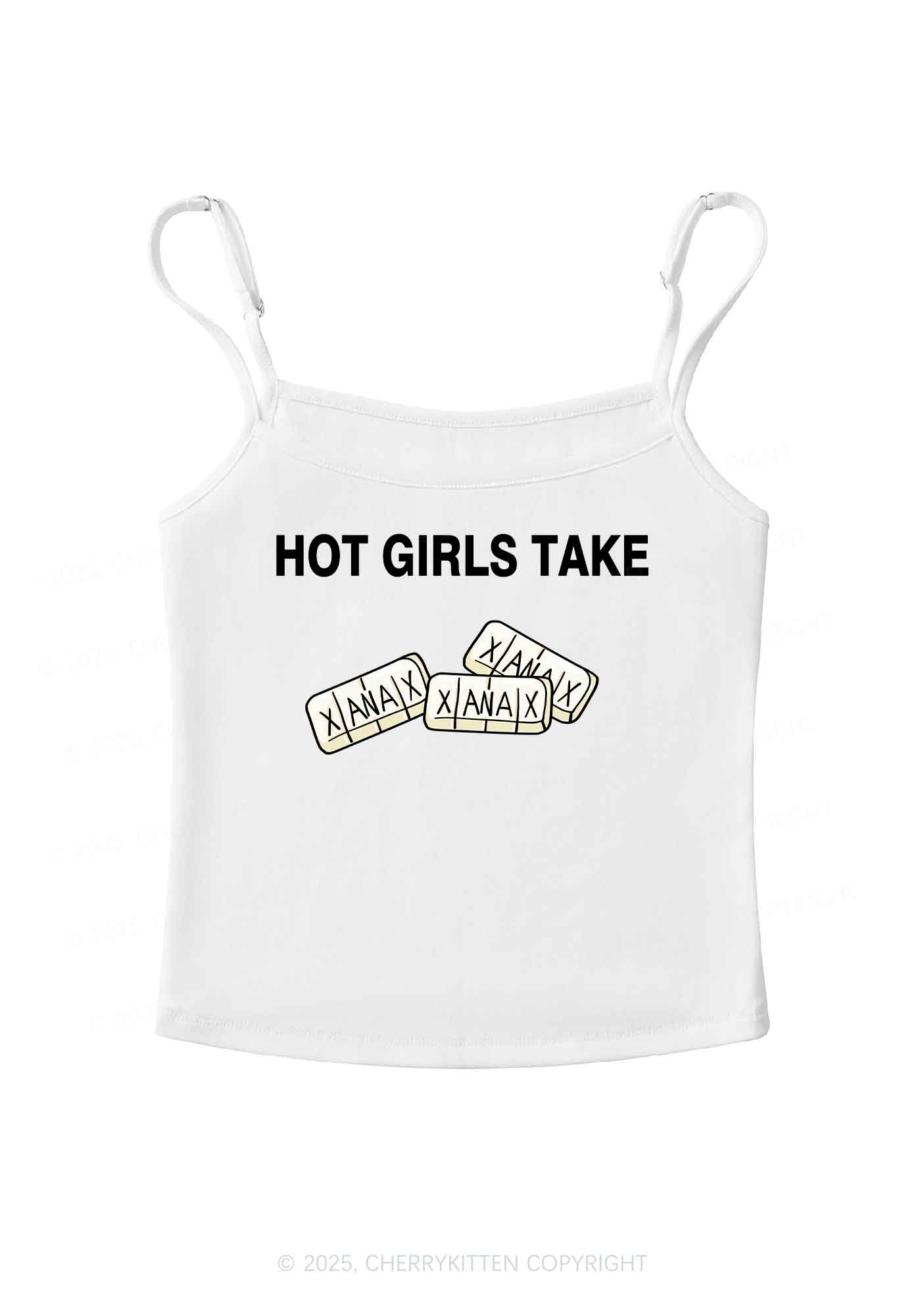 Hot Girls Take Xanax Y2K Spaghetti Strap Cami Cherrykitten