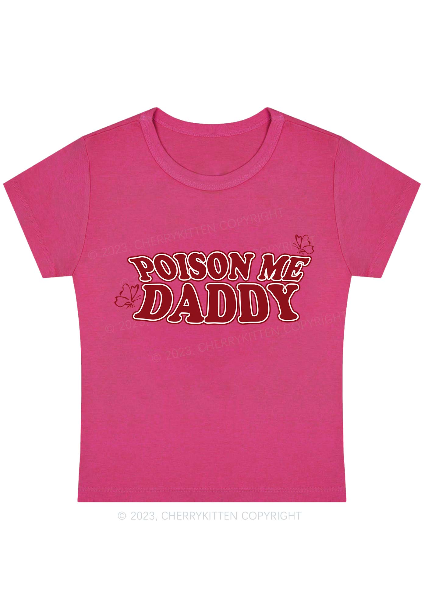 Curvy Poison Me Daddy Baby Tee Cherrykitten