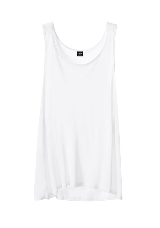 Plain Y2K Sheer Boyfriend Tank Cherrykitten
