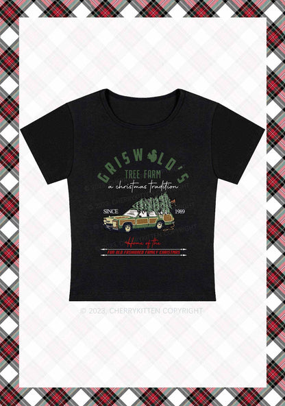 Christmas Tradition Since 1989 Baby Tee Cherrykitten